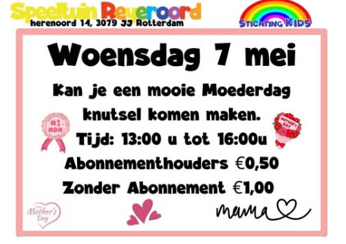 7 mei Moederdag
