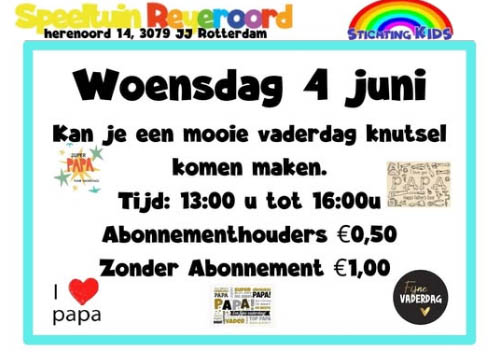Vaderdag 4 juni 2025